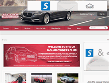 Tablet Screenshot of jaguarownersclub.com